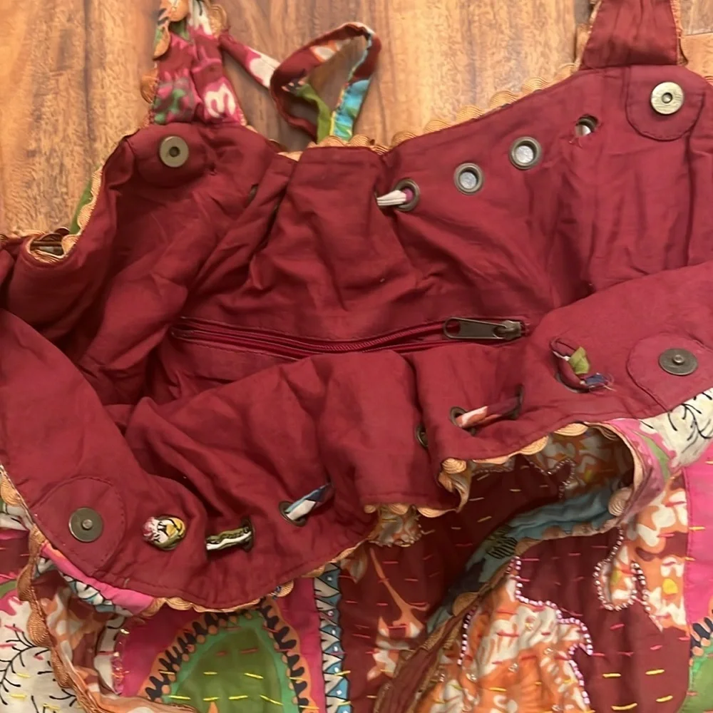 Tribal hippie hobo bag - Size 20 x 12 - Cloth